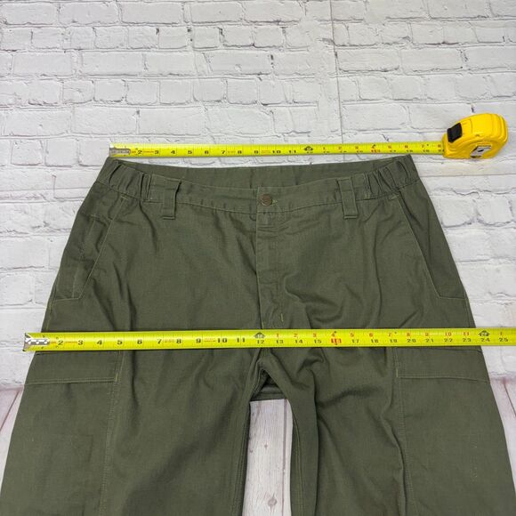 Vertx Men Tactical Cargo Pants Size 38x32 Ripstop Olive Green Utility D050 -13 - Picture 2 of 16